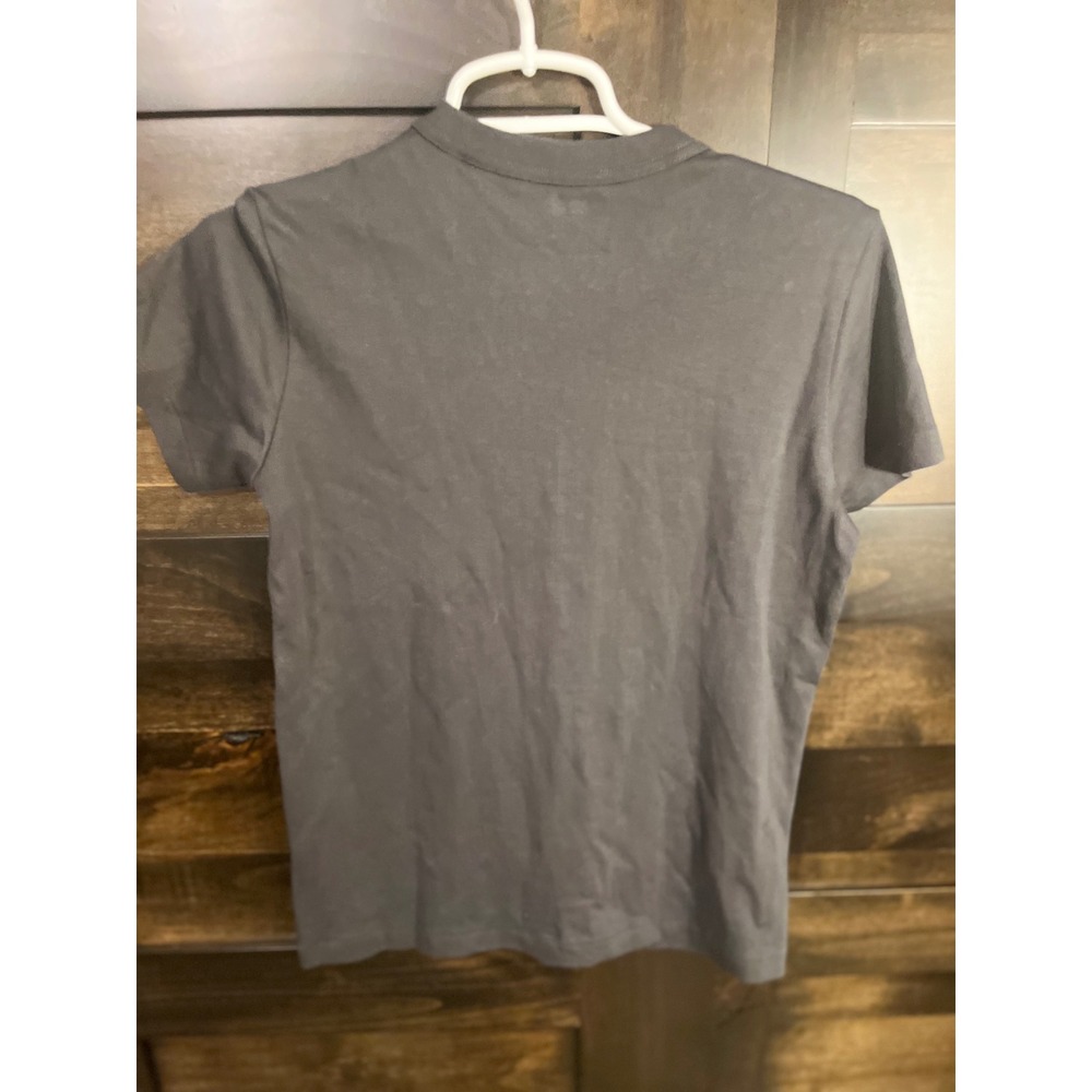 Uniqlo U Crew Neck Short Sleeve T-Shirt Dark Gray 100% Cotton S 241-474404 thick - Picture 5 of 5